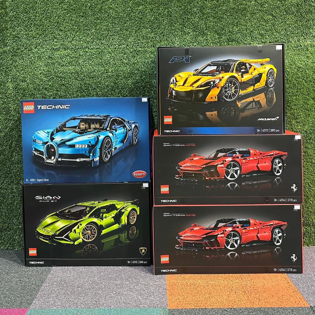 LEGO Technic Supercar Pallet — Sealed Boxes
