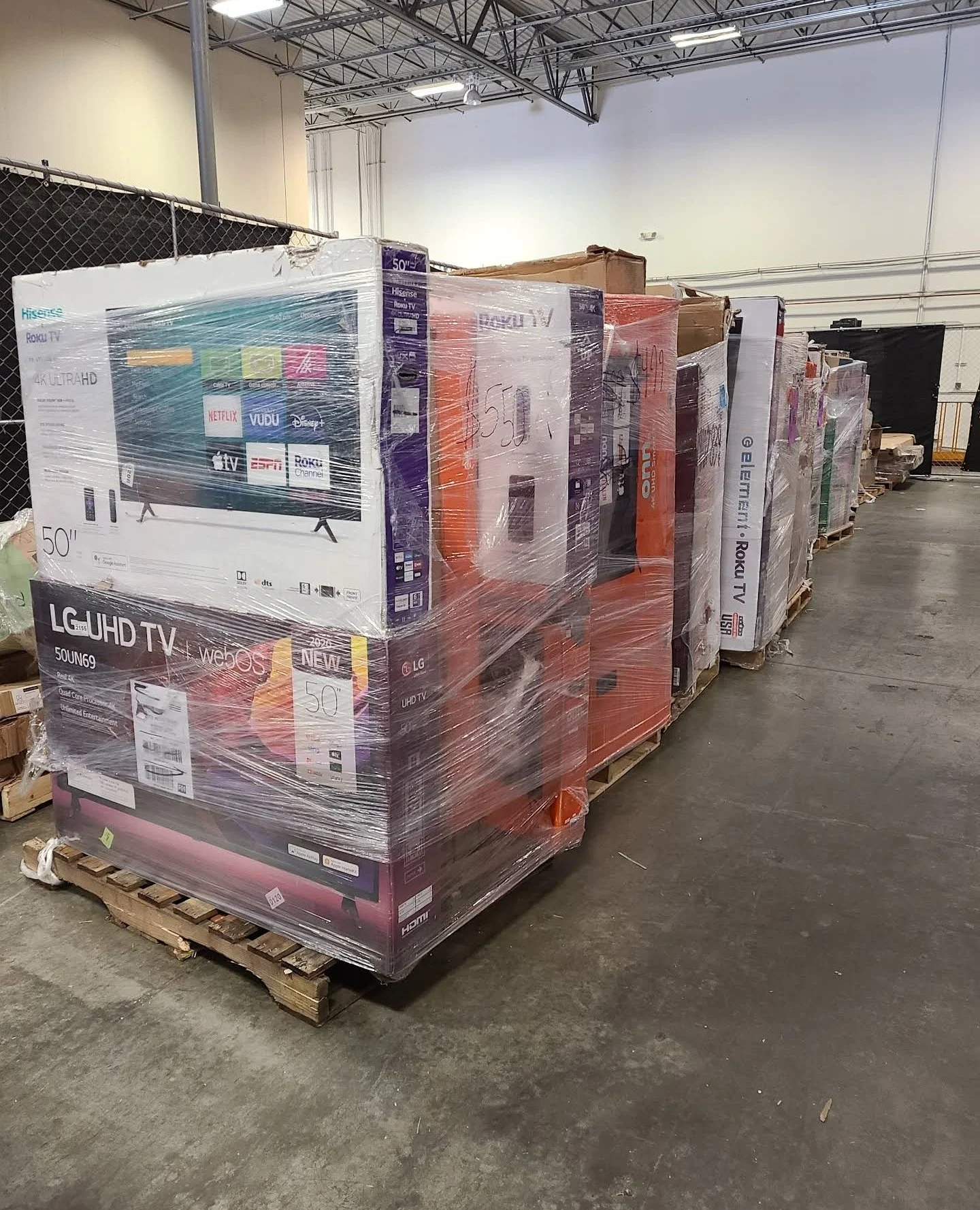 Amazon TV Liquidation Pallets